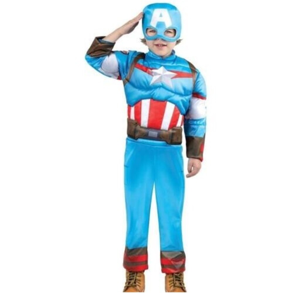 Rubie's Marvel Universe Captain America Boy's Costume Size 2T Toddler Cosplay